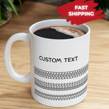 The Best Dad Hidden Message Coffee Mug - Customizable Mug with Text and Names- Funny Gift For Dad, Sarcastic Gift Mug, Gift Mug for the Best Dad