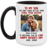 Personalized Mug with Photo and Text - Funny Fathers Day Gifts, Birthday, Anniversary