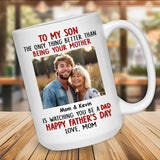 Personalized Mug with Photo and Text - Funny Fathers Day Gifts, Birthday, Anniversary