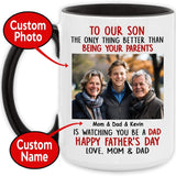 Personalized Mug with Photo and Text - Funny Fathers Day Gifts, Birthday, Anniversary