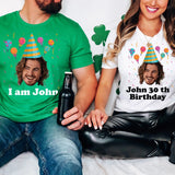 Funny Birthday Shirt, Birthday Photo Shirts, Matching Birthday Party Group Shirt, Custom Face Birthday Shirt, Custom Photo Shirt, Face Shirt