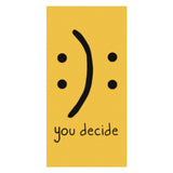 You decide funny beach towel for kids and adults