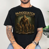 Like A Papa Just Way More Squatchy - Personalized Shirt with Kids Names - Customizable Gift for Dad, Grandpa