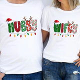 Wifey Christmas, Hubby Christmas Sweatshirt, Wifey Hubby Christmas Couple Shirt, Gift For Wife, Gift For Husband, Couple Matching Shirt