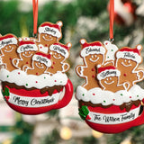 Personalized Gingerbread Christmas Ornament 2024, Custom Resin Family Ornament, Custom Christmas Gift,Personalized Xmas Gift,Christmas Decor