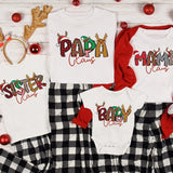 Family Claus Christmas Shirts - Unisex Personalized Family Matching Christmas Sweatshirts