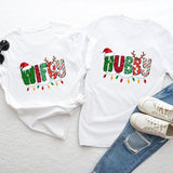 Wifey Christmas, Hubby Christmas Sweatshirt, Wifey Hubby Christmas Couple Shirt, Gift For Wife, Gift For Husband, Couple Matching Shirt