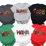 Family Claus Christmas Shirts - Unisex Personalized Family Matching Christmas Sweatshirts