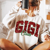 Christmas Glitter GIGI Claus Shirt Sweatshirt