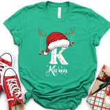Family Christmas Name Shirt, Monogrammed Family Christmas Shirt, Personalized Christmas Family T-Shirt, Custom Christmas Shirt With Name