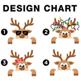 Reindeer Family Christmas Shirt,Personalized Christmas Family Shirt,Custom Family Name Tee,Funny Christmas Tee,Gift For Christmas,Xmas Gift