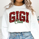 Christmas Glitter GIGI Claus Shirt Sweatshirt