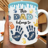 Personalized Mug with Kids Names for Dad, Husband - Unique Fathers Day Gifts, Birthday, Anniversary