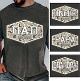 Dad Grandpa Shirt with Personalized Nickname and Year - Personalized Fathers Day Shirt, First Time Dad T-Shirt
