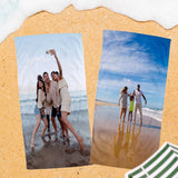 Personalized Beach Towel with Photo and Text