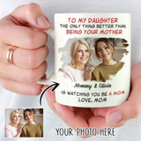 To My Daughter Personalized Mug with Photo - Unique Mother Daughter Gifts