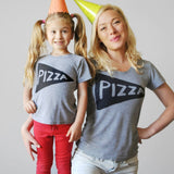 Family Matching Shirt - Pizza Lover Handmade Graphic Tees, Dad Gift for Him from kids, Family Photo Outfit