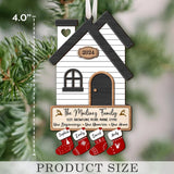 Our First Home Keepsake - Personalized New Home Christmas Ornament - 2024 Christmas Gift