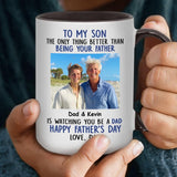 Personalized Mug with Photo and Text - Funny Fathers Day Gifts, Birthday, Anniversary