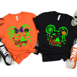 Disney Halloween 2025 Custom Shirt,Custom Halloween Disney Tshirt,Disney Family Matching Halloween Tee,Disneyland Halloween Shirts,Fall Tee