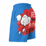 Funny Best Father Ever - Beach Trunks Drawstring Shorts for Men