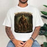 Like A Papa Just Way More Squatchy - Personalized Shirt with Kids Names - Customizable Gift for Dad, Grandpa