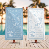 Personalized Bachelorette Beach Towel, Custom Location And Name Bachelorette Party Pool Towel, Bachelorette Trip Gift, Bride, Bridal Shower