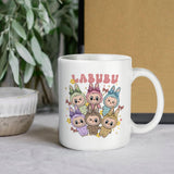 Kawaii Labubu Inspired Mug - Gift For Labu Fans Harajuku Style Coffee Mug