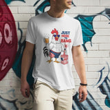 Funny 4th of July Just Here to Bang Shirt for Kids and Adults
