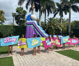 Personalized Retro Beach Towel with Name – Custom Birthday & Vacation Gift for Kids and Adults, Multi Style Summer Beach Accessory