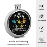 Custom Flask For Dad, To Dad From The Reasons You Drink, Father's Day Gift, Gift For Grandpa, Funny Dad Gift