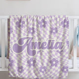 Personalized Blanket With Name, Super Soft Premium Fleece Blanket for Kids and Adults - Unique Gift for Birthday, Baby Shower, Christmas, House Warming, Valentine's day