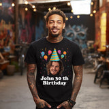 Funny Birthday Shirt, Birthday Photo Shirts, Matching Birthday Party Group Shirt, Custom Face Birthday Shirt, Custom Photo Shirt, Face Shirt