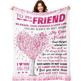 Premium Super Soft Blanket for Best Friends - Unique Birthday Gifts for Besties