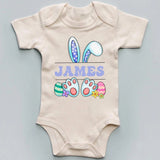 Happy Easter Personalized Name Shirt - Cute Easter Bunny Family Trip Shirt