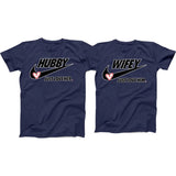 Just Love Him/Her Hubby and Wife Matching T shirts - Matching Couple Shirts for Valentine's Day, Wedding Anniversary, Birthday