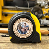 Personalized Photo Best Dad Ever We Love You More Beyond Measure Tape Measure, Fathers Day Gift , Gift for Dad, Grandpa, Gift for Him