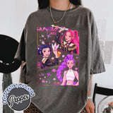 Kpop Demon Hunters T-Shirt Gift for Woman, Jinu Manga, Kpop Huntrix Shirt, Demon Hunter Merch, Kpop Saja Girls Fan Shirt