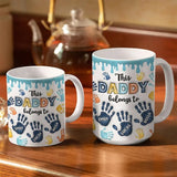 Personalized Mug with Kids Names for Dad, Husband - Unique Fathers Day Gifts, Birthday, Anniversary