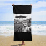 Funny beach towel for kids and adults