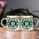 Kawaii Labubu Inspired Coffee Mug - Gift For Labu Fans Harajuku Style Coffee Mug