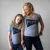Family Matching Shirt - Pizza Lover Handmade Graphic Tees, Dad Gift for Him from kids, Family Photo Outfit