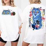 Kpop Demon Hunter Tiger Shirt, Anime Tee, Hunter Fan Gift, Streetwear Graphic Shirt, Anime Lover Gift, Cool Otaku Top Shirts