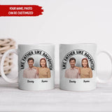 Like Father Like Daughter Mug, Personalized Coffee Cup With Name & Image, Dad And Daughter Gift, Father’s Day Mug, Custom Family Cup