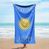 Personalized Beach Towel with Name, Custom Summer Beach Gift for Family & Friends Girls Trip, Custom Name Gift for Family Vacation, Birthday, Kids and Adults