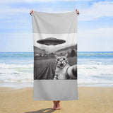 Funny beach towel for kids and adults