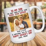 Personalized Mug with Photo and Text - Funny Fathers Day Gifts, Birthday, Anniversary