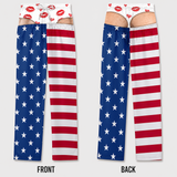 Funny Patriotic Pajama Pants Hairy Butt Cheek Gag Elastic Loungewear- Personalized Birthday Gifts For Husband, Wife, Son, Daughter, Grandson, Brother, Grandpa, Dad, Yourself