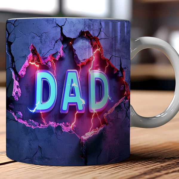 Cool 3D Mug- Gift for Father, Grandfather, Men, Family, Friends, Fathers Day