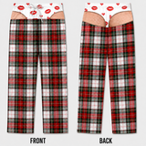 Christmas Pajama Pants Funny 3D Hairy Cheeky Costume Vintage Leg Thong Big Booty Pjs